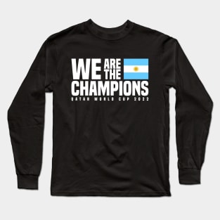 Qatar World Cup Champions 2022 - Argentina Long Sleeve T-Shirt